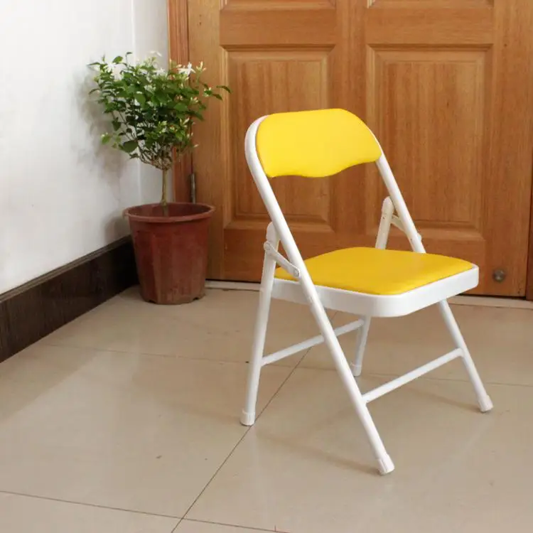 Детский портативный маленький стул складной детский стул домашний Маленький Стул - Цвет: a14
