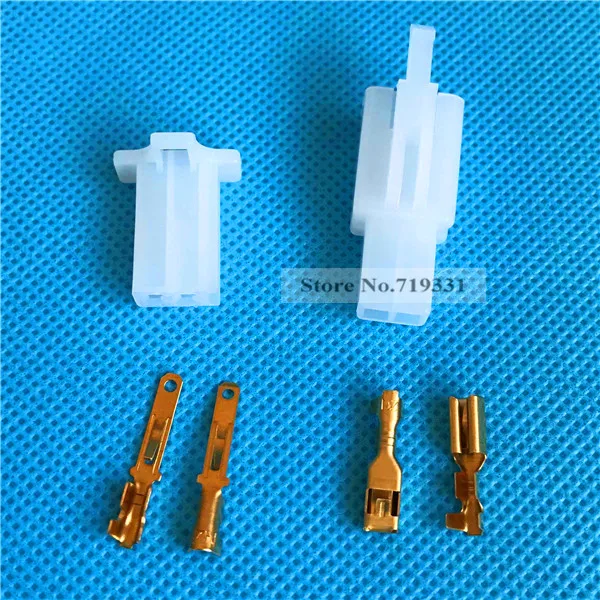 High Quality 2 Way 2.8mm Mini Electrical Connector Kit Motorbike Motorcycle Car 