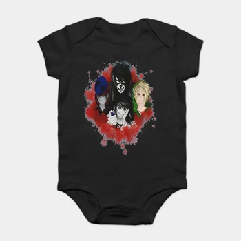 

Baby Onesie Baby Bodysuits kid t shirt Funny novelty CREEPYPASTA 2 CREEPYPASTA JEFF THE KILLER BEN DROWNED LAUGHING JACK cool