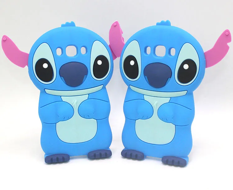 For Samsung Galaxy 2016 A3 A5 A7 J1 J1Ace J2 J3 J5 J7 3D Cute Cartoon Funny Stitch Soft Silicon Phone Back Case Cover Coque | Мобильные