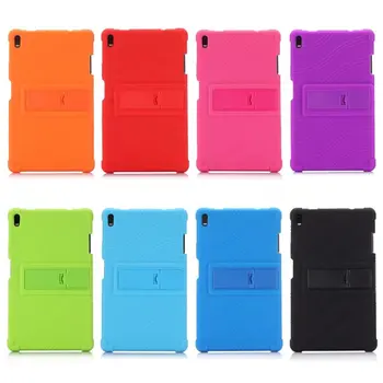 

Silicone Case for Lenovo TAB4 8 Plus Tablet Stand Cover for Lenovo TAB 4 8 Plus TB-8704N TB-8704F Kids Children Shockroof Shell