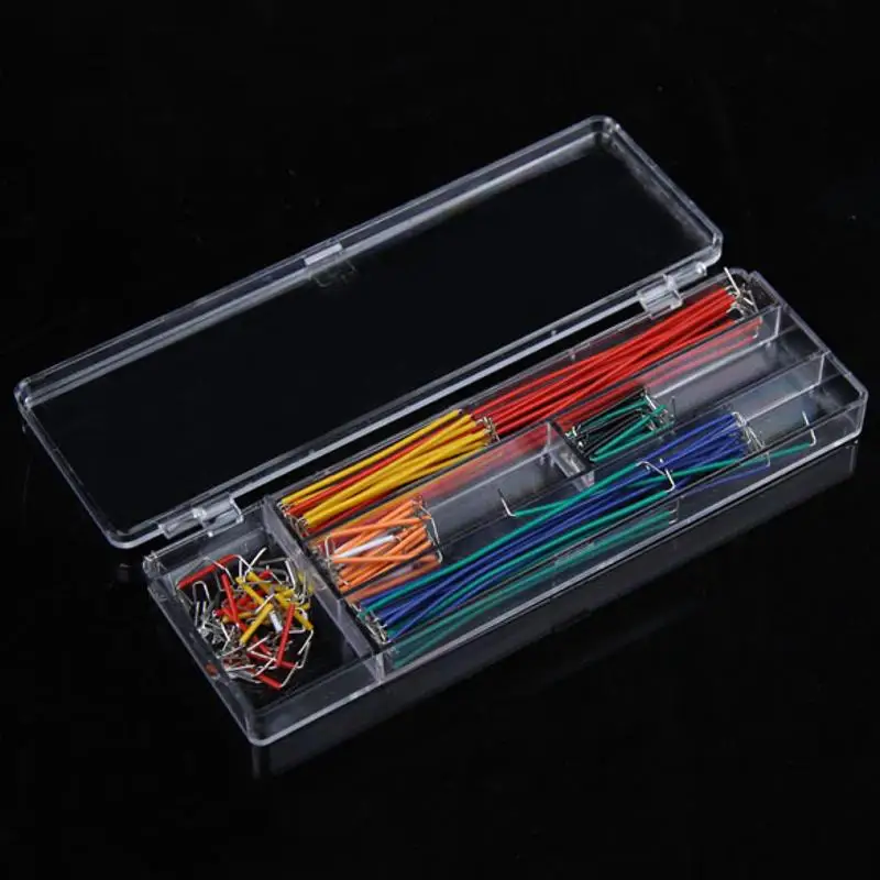 

140 pcs U Shape Solderless Breadboard Jumper Cable Wire Kit For Arduino Shield