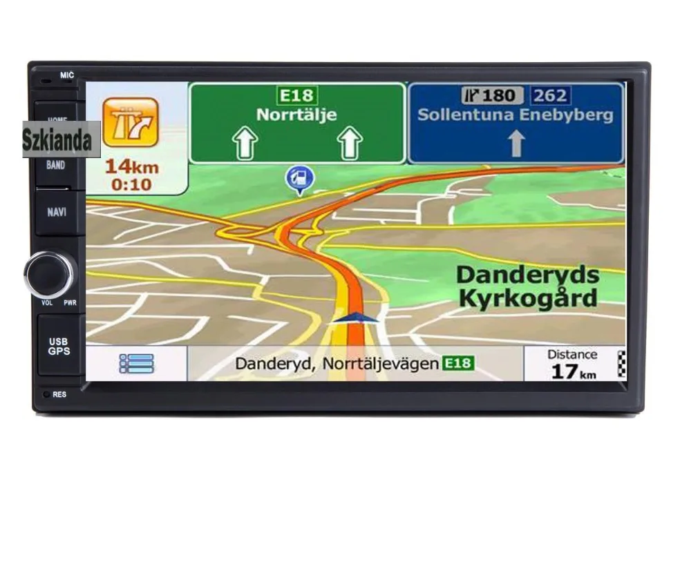 Sale Car DVD GPS android 8.1 Player 2 din radio New universal GPS Navigation Multimedia For Nissan Toyota Volkswagen Mazda BYD Kia VW 1