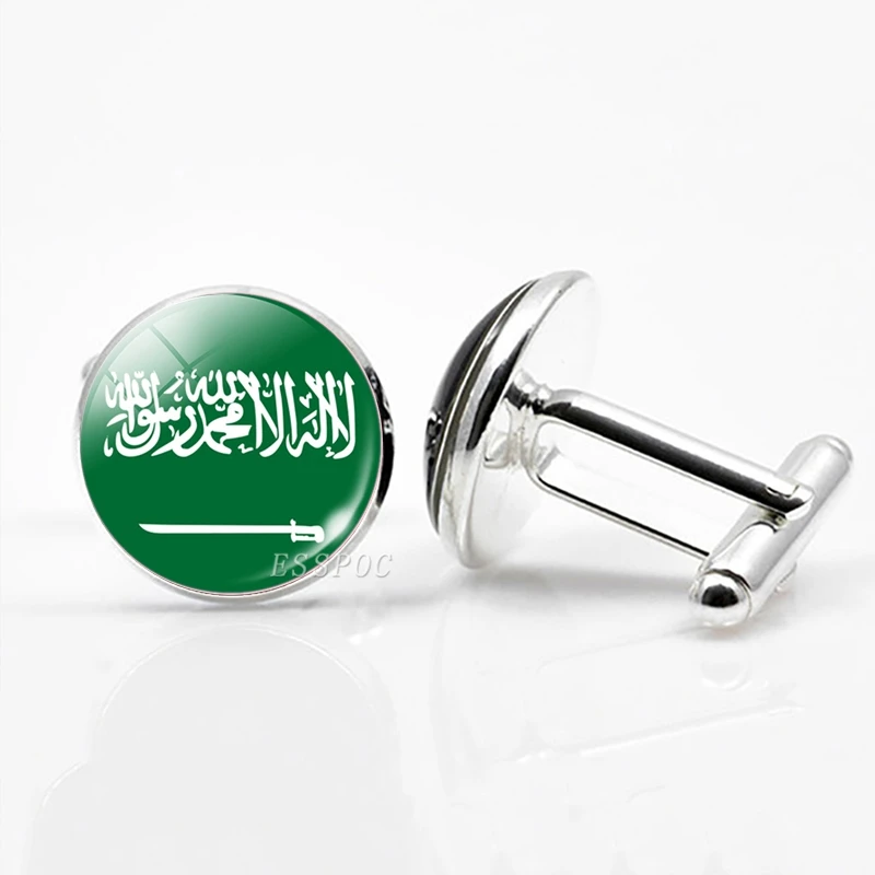 Запонки с изображением флага для стран Западной Азии Турция Saudi Arabia Израиль