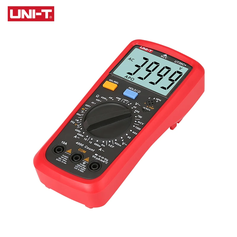 Цифровой мультиметр UT39C + тестер диапазона авто улучшенный с UT39A/UT39C AC DC V/A
