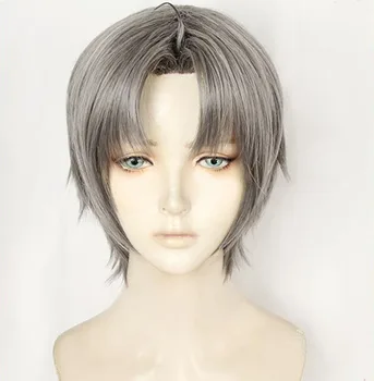 

Sarazanmai Mabu Akutsu Wigs Light Gray Short Heat Resistant Synthetic Hair Cosplay Wigs + Wig Cap