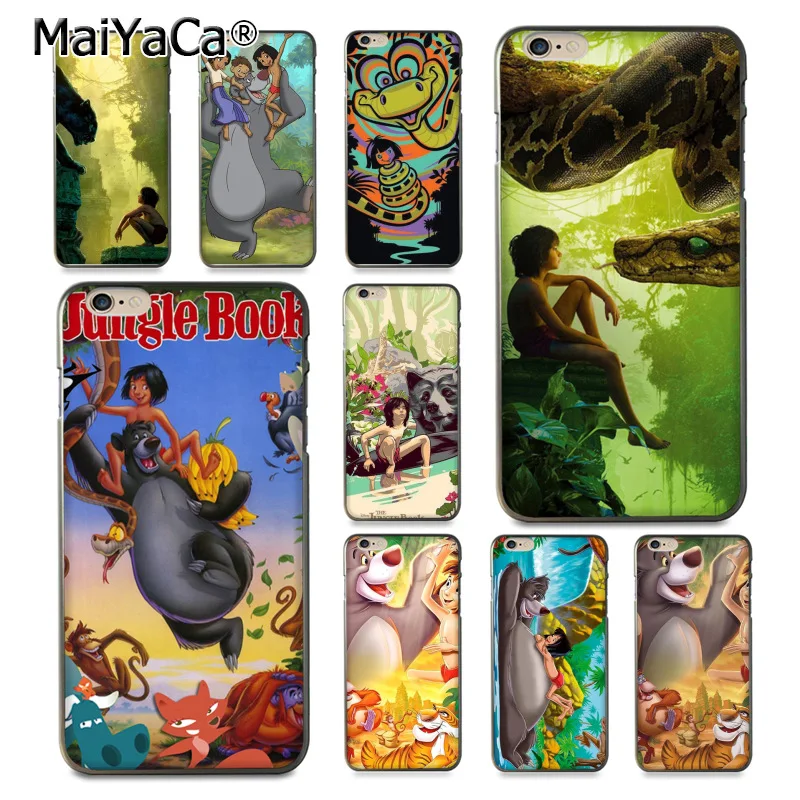 

MaiYaCa Cartoon The Jungle Book Coque Shell Phone Case for Apple iPhone 8 7 6 6S Plus X 5 5S SE 5C Cover XS XR XSMAX