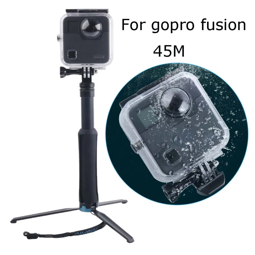 Водонепроницаемый подводный чехол для GoPro Fusion 45 м крепление камеры аксессуары