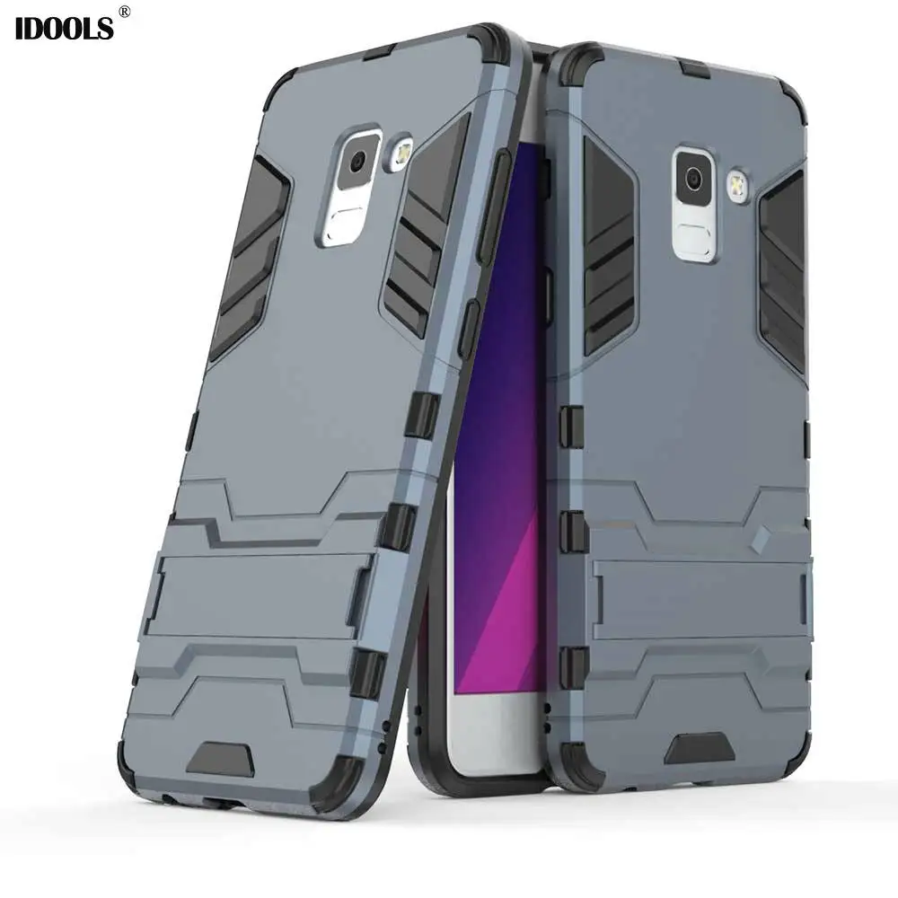 IDOOLS Case for Samsung Galaxy A8 2018 A530F Back Cover 2 in 1 PC Mobile Phone Bags Cases galaxy SM-A530F |