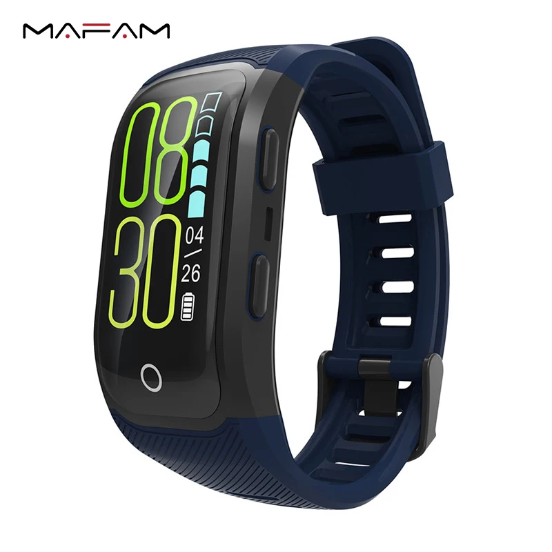 

MAFAM S908S GPS Smart Band IP68 Waterproof Sports Wristband Sports Heart Rate Monitor Call Reminder Wrist Band For Android IOS