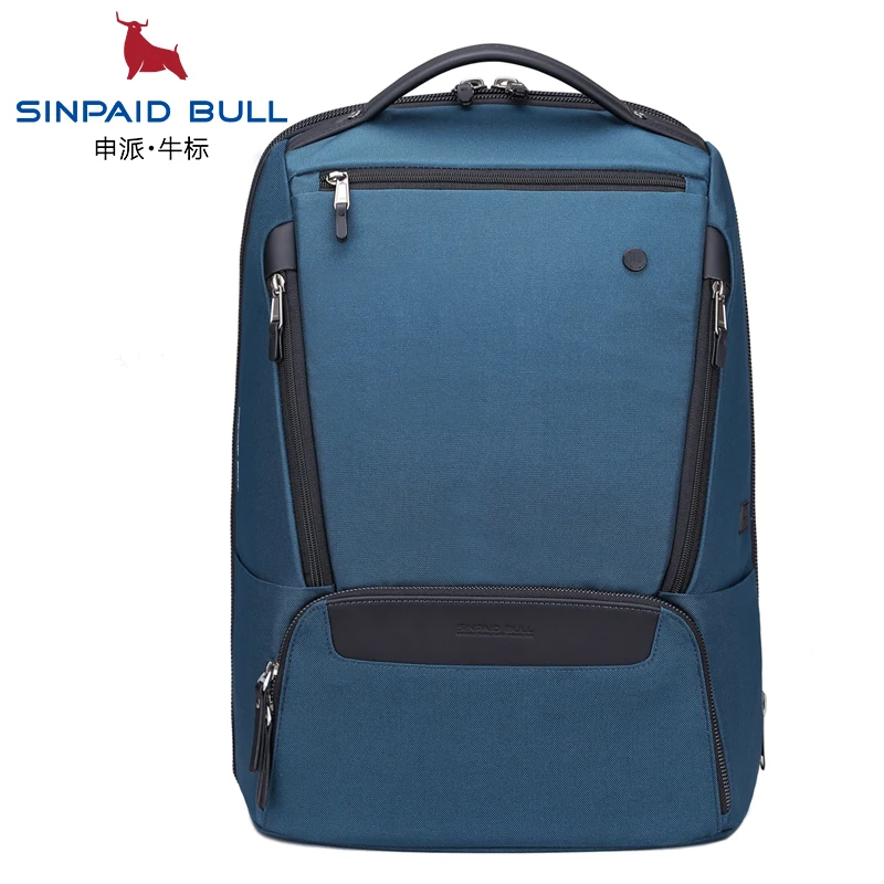 SINPAID 15″17″ Laptop Backpack External USB Charge Computer Backpacks Anti-theft Waterproof Bags for Men Women