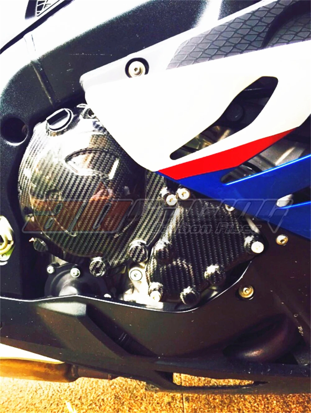Ignition Guard Engine Cover For BMW S1000RR 2009- S1000R 2014-S1000XR 2014- Full Carbon Fiber 100%