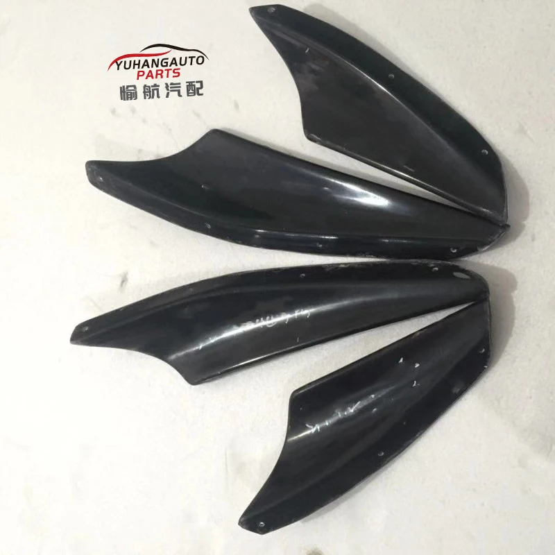 For 2008-2010 Lancer Evolution EVO 10 X Varis style Front Bumper Canards Glass Fiber | Автомобили и мотоциклы