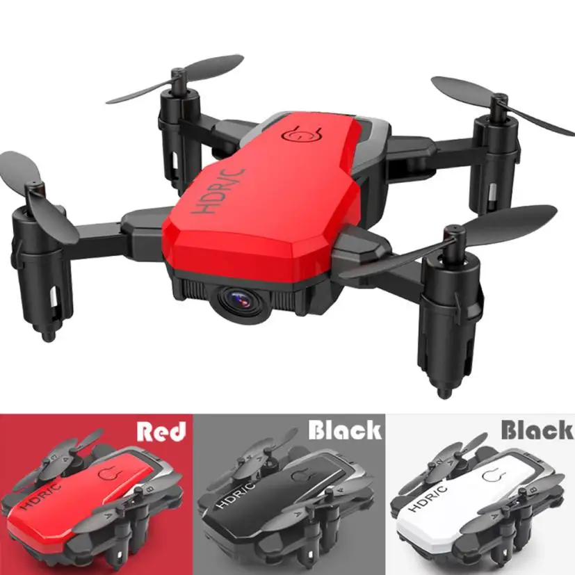 

CHAMSGEND Mini D2WH Foldable With Wifi FPV 0.3MP HD Camera 2.4G 6-Axis RC Quadcopter Drone Toys for Children and Adults Gifts