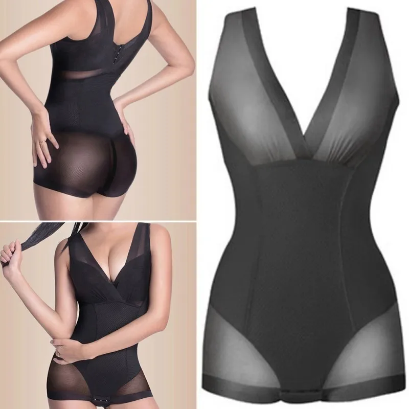 Women Slimming L-xxl Burn Fat Briefs Shapewear Tummy Slim Bodysuit Vest Bodysuits Jumpsuit Full Body Shaper Slimming Underwear