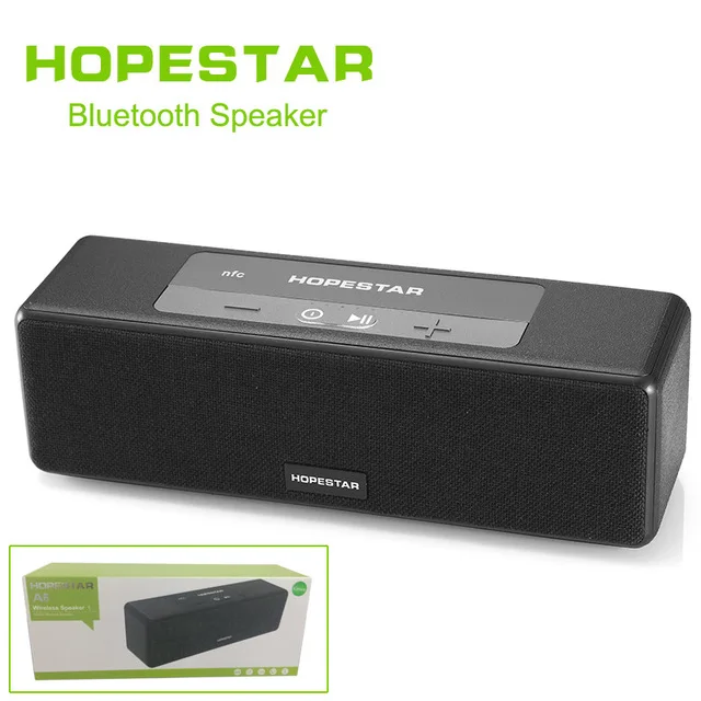 HOPESTAR A5 EStgoSZ HiFi беспроводной Bluetooth динамик Водонепроницаемый Открытый бас эффект домашний кинотеатр power Bank функция NFC TF карта - Цвет: Черный