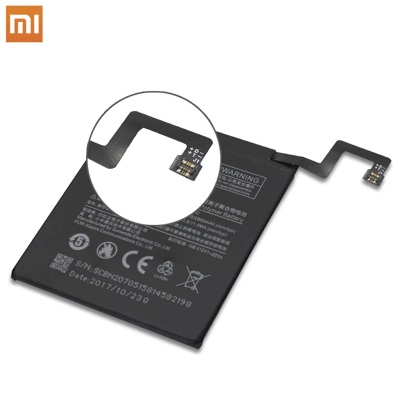 Оригинальный аккумулятор Xiao Mi BN20 для Xiaomi 5C Mi5C M5C оригинальные сменные батареи