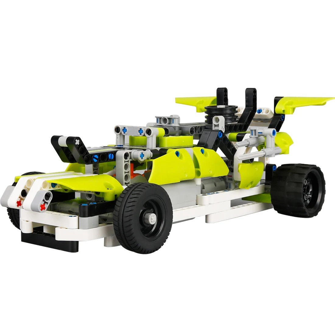 

DIY Building Block High Speed RC Car Off-road Vehicle Deformation Vehicle Traditional Science Educational Learning Toy - Green