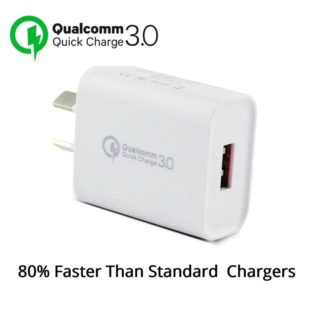 

Quick Charge 3.0 USB Phone Charger EU/US USB Plug Fast Travel Wall Adapterfor IPhone Samsung Xiaomi Mobile Phone Charger