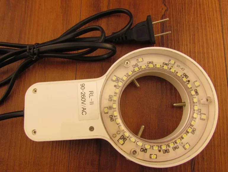 

42 LED Stereo Microscope Ring Light 62.5mm Inner Diameter Microscope Light Lamp Microscope LED Lights