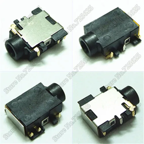 10pcs lot Free Shipping Laptop Audio Jack Headphone Jack Applicable for HP Acer ASUS Lenovo And other Laptop 6 pin