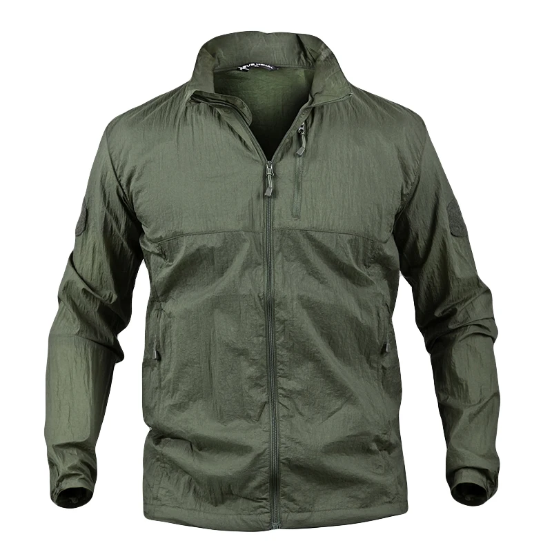 Мужская камуфляжная куртка с защитой от солнца и УФ лучей|skin jacket|uv jacketsummer hiking jacket |