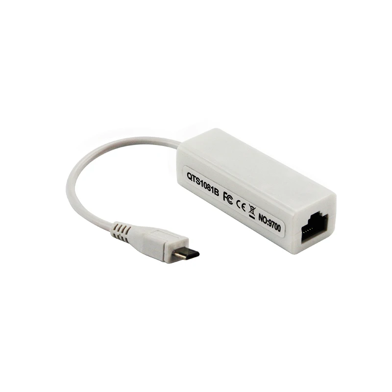 

High Quality Micro USB to RJ45 Ethernet Adapter Network Ethernet Lan Cable Connect for Raspberry Pi Zero W / Zero 1.3 for PC