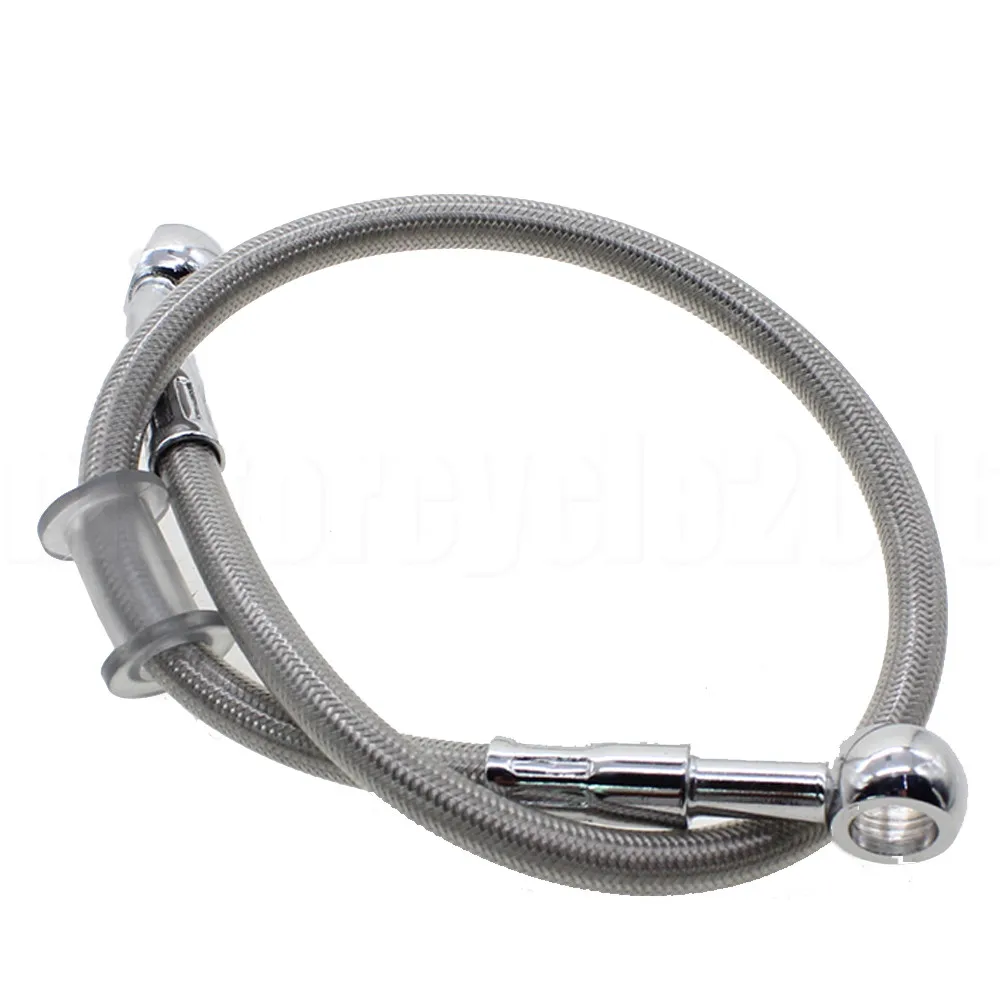 

45CM Universal Motorcycle Brake Hose Line Pipe Banjo Hose Fit Motocross Motorbike ATV Pit Dirt Bike Oil Brake Line Connector