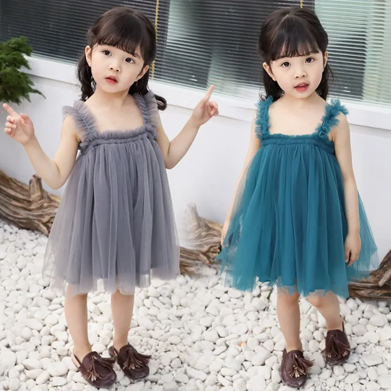 CROAL CHERIE Children Clothes Kids Girls Wedding Party Princess Dress Sleeveless Lace Girls Summer Dress Fashion Kids Clothing  (9)