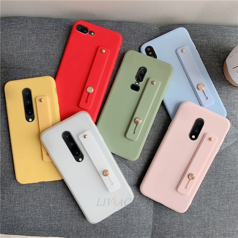 Силиконовый чехол с ремешком на руку для oneplus 7 pro 6 6t 5 5t 7t держатель запястья