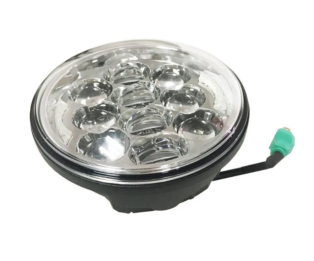 105W 5-34 5.75 Daymaker LED Projector Headlight for Harley Davidson Motorcycles Headlamp Driving Lights (DOT Approved) Black (14)
