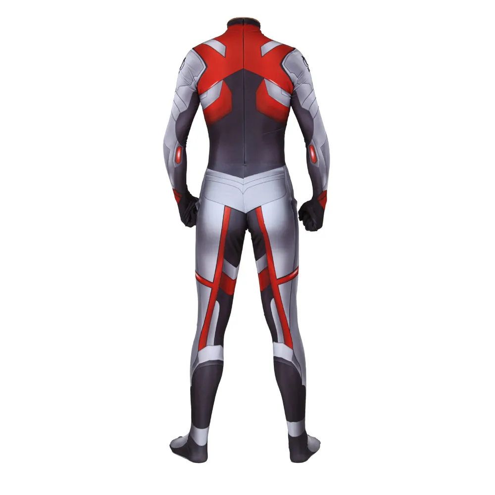 The Avengers 4 Avengers Endgame Quantum Realm Cosplay Costume Superhero Captain America Captain Marvel Zentai Bodysuit Jumpsuits