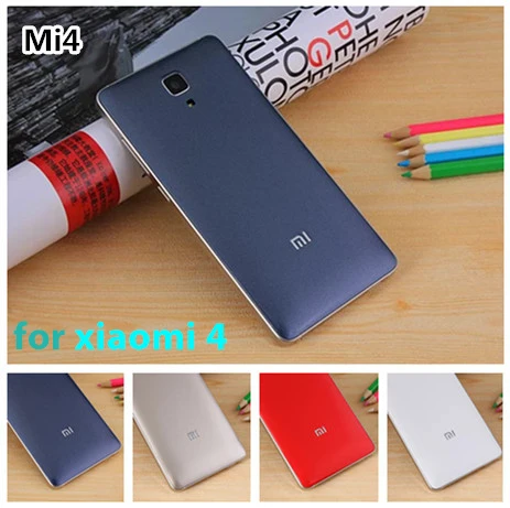 

new arrival top quality matte processing anti-skid xiaomi mi4 m4 battery back cover