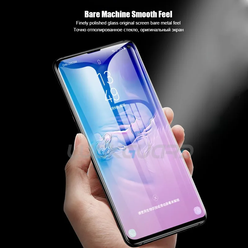 Защитная пленка для экрана samsung Galaxy S10 с защитой от ультрафиолета и клея, защита от отпечатков пальцев, закаленное стекло для samsung S10 Plus S10 e