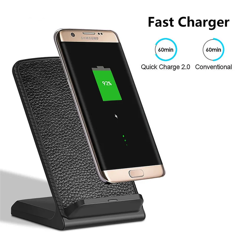 

YILIZOMANA 5V/2A Wireless Charger For Samsung Galaxy S8 S7 Edge Note 8 Qi Wireless Charging Dock For iPhone X 8 8 Plus Charger
