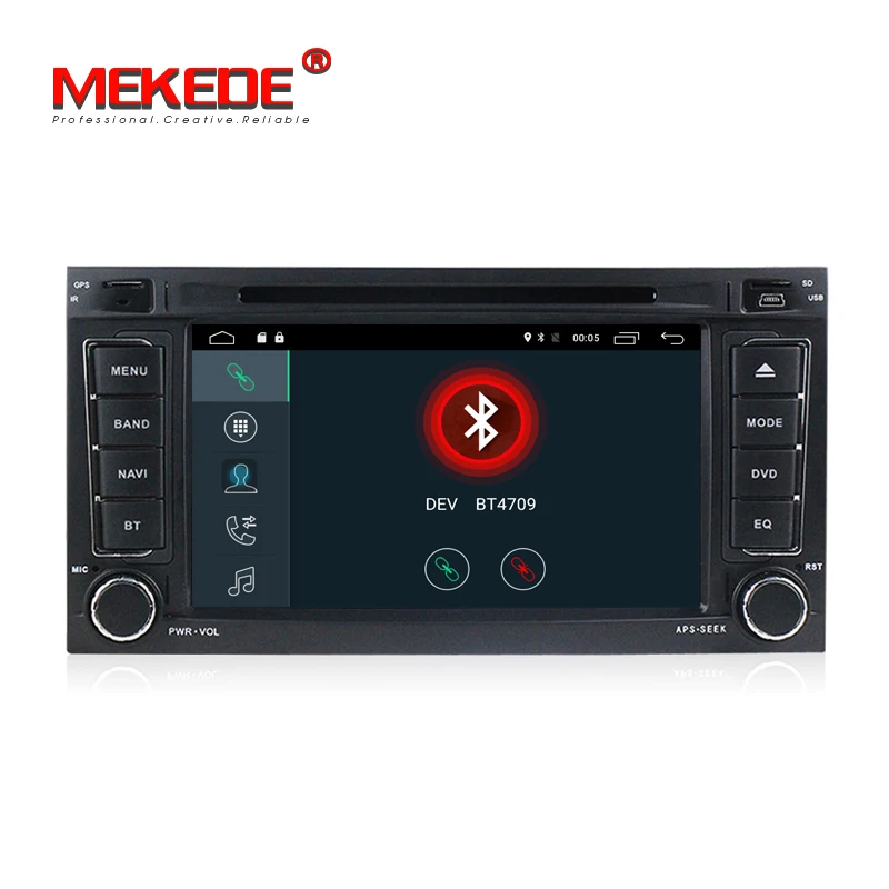 Android 7 1 4 ядра Автомобильный GPS Радио Стерео DVD для VW Touareg T5 транспортер 2004 2011 2 GB