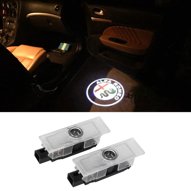 2X LED Car Door Logo Light Courtesy Ghost Shadow Projector Logo Laser font b Lamp b