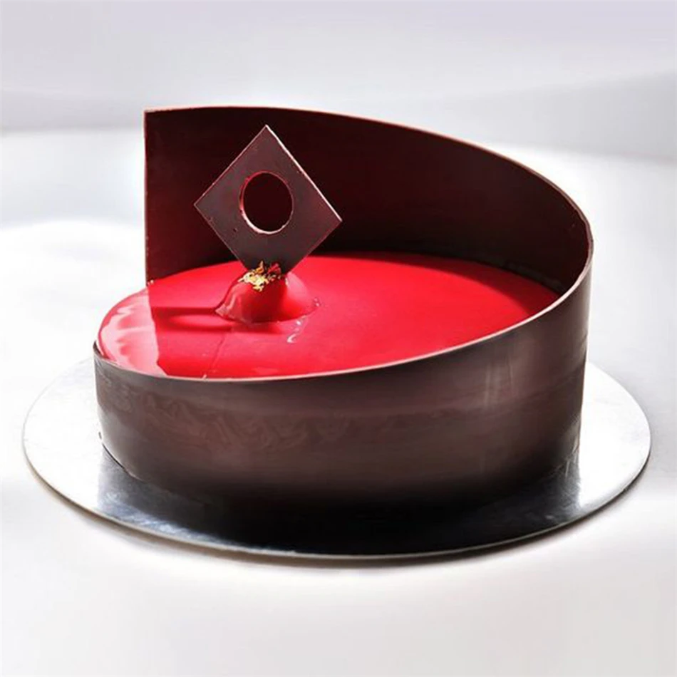 4YANG Силиконовый круглый форма для выпечки шоколад муссовый торт лоток карамельный пудинг Кондитерские десертные блюда сковорода