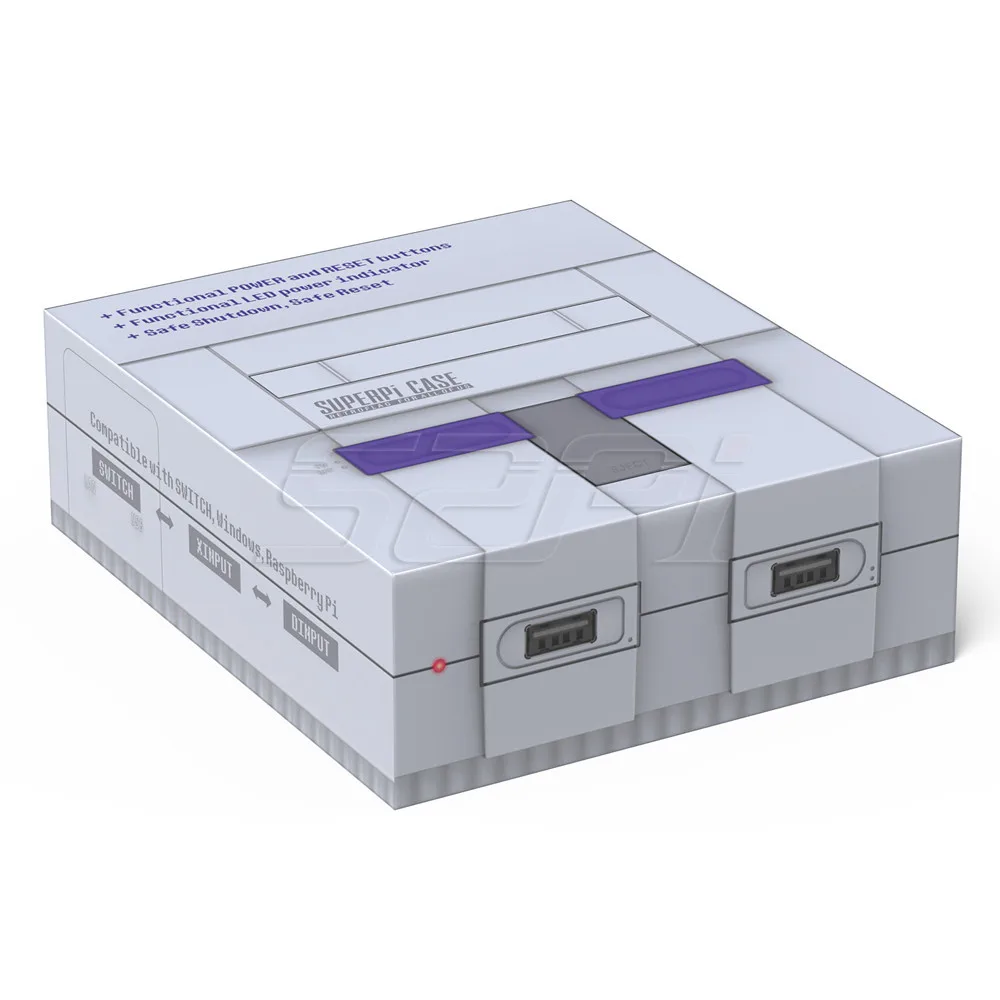 Оригинальный чехол SUPERPi 52Pi Retroflag U Чехол NESPi с дополнительным игровым контроллером