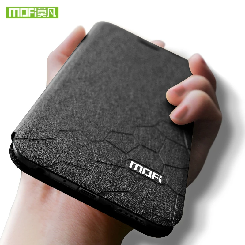 

New for xiaomi mi cc9 case global version Mofi for xiaomi cc9 case cover flip leather for xiaomi mi cc9 cover silicone cc9 case