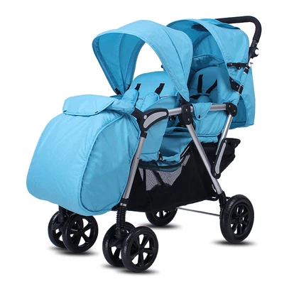 

Twin baby stroller windproof foot cover thick warm