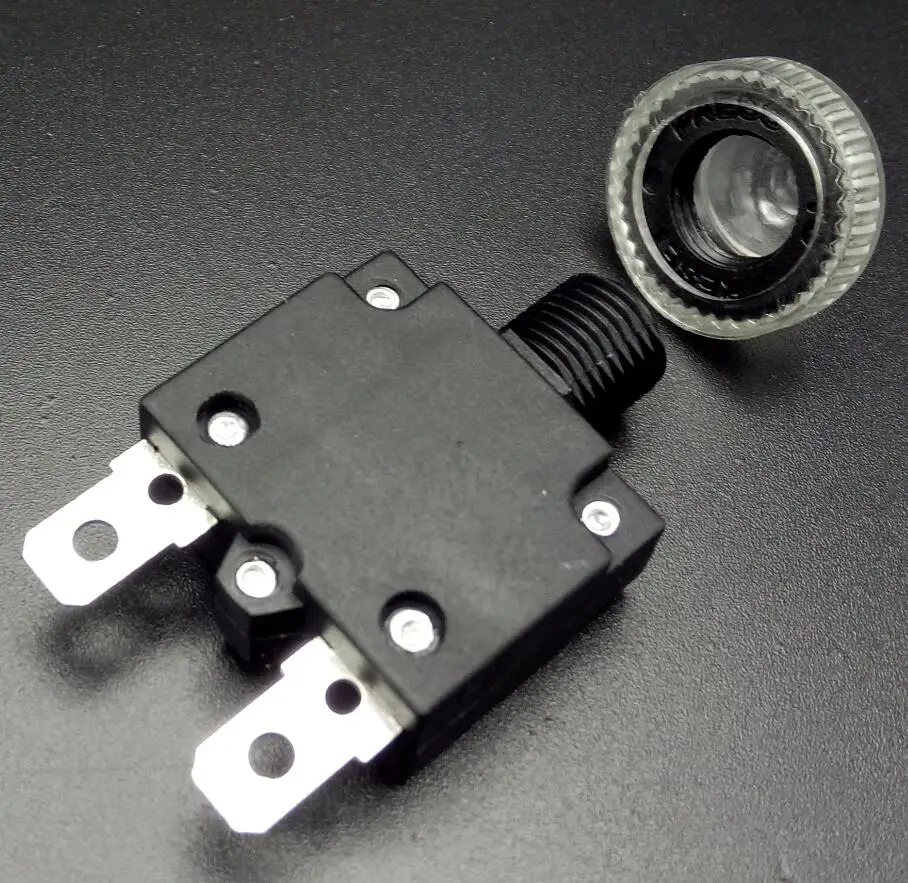 

thermal switch overload protector push button 3A,4A,5A,6A ,7A,7.5A,8A,10A,15A,18A,20A,25A ,30A circuit breaker+waterproof cover