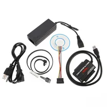 USB3.0 to SATA IDE HDD Converter Adapter Cable With OTB convert any SATA or IDE 2.5″/3.5″ Hard Disk Adapters