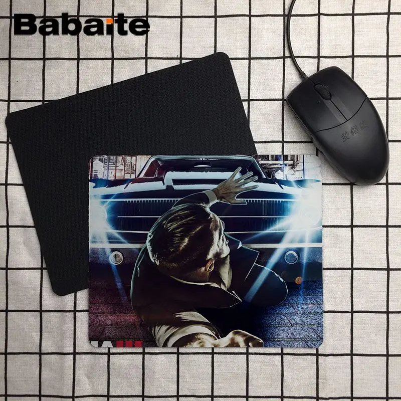 Babaite Mafia III DIY дизайн игровой с узором коврик для мыши Размер 18x22 см Скорость версия