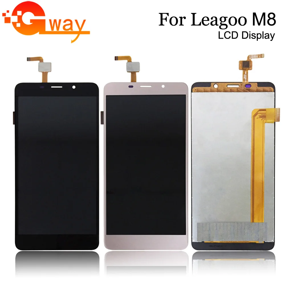 Скидка Для 5,7 дюймов Leagoo M8 Leagoo M8 Pro ЖК дисплей и сенсорный экран дигитайзер сборка Замена + Бесплатные инструменты
