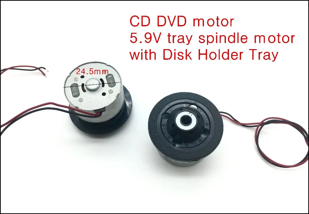 

1X CD DVD motor 5.9V tray spindle motor RF300 RF-300C-12350 DV34 Mechanism with Disk Holder Tray