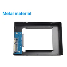 Tool-free 2.5» SATA HDD/SSD to 3.5» SATA HDD Transfer Rack Trayless Mobile Rack for All Hard Disk Driver Metal Material