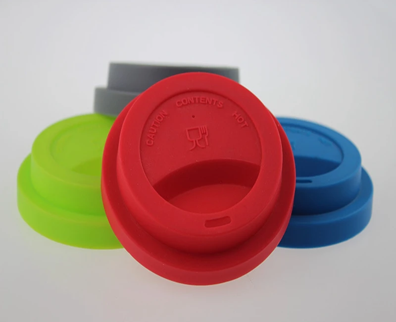 Description Picture 5 of item100pcs/lot 9cm Reusable Silicone Coffee Milk Cup Mug Lid Cover bottle lids For other material cups