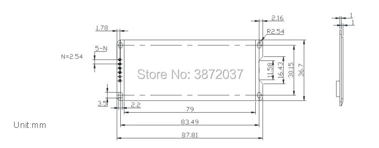 FZ2897-2.9inch paper display module screen-3