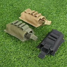 Тактический Молл мешок Охота 12 Калибр мешок для патронов 5,56. 223 Один Журнал мешок W/4 патронов 12G дробовик оболочки Эластичные подтяжки